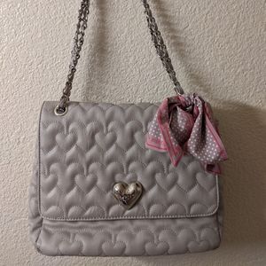 Betsy Johnson Heart Purse